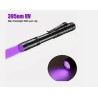 395nm 8.8cm UV Black Light Flashlight Pen Torch Detection Lamp Flash UV Torch