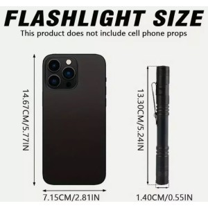 395nm 8.8cm UV Black Light Flashlight Pen Torch Detection Lamp Flash UV Torch