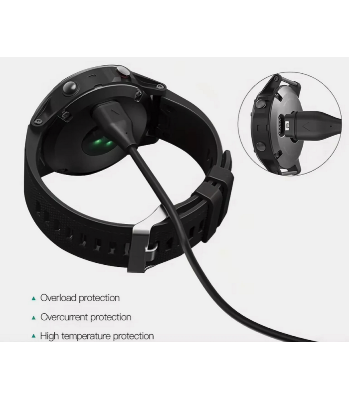 Garmin Fenix 5 5S 5X Plus 6 6S 6X Pro 7 7S 7X Charger USB Charging Cable