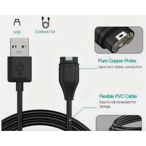 Charger Charging Cable for Garmin Fenix 5 5S 5X Plus 6 6S 6X Pro 7 7S 7X