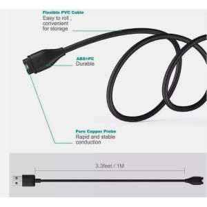Charger Charging Cable for Garmin Fenix 5 5S 5X Plus 6 6S 6X Pro 7 7S 7X