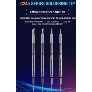 4pcs C245 Series Soldering Iron Tip for JBC OSS Soldering Station T245 Handle