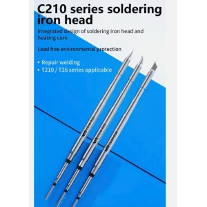 3pcs MaAnt C210 Tips Universal JBC C210 Soldering Iron Tip For T210 Sugon T26