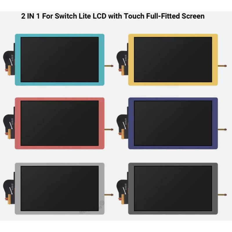 Touch Screen Digitizer Replacement Full Screen Assembly for Nintendo Switch Lite Touch Screen Digitizer Replacement Full Screen Assembly for Nintendo Switch Lite