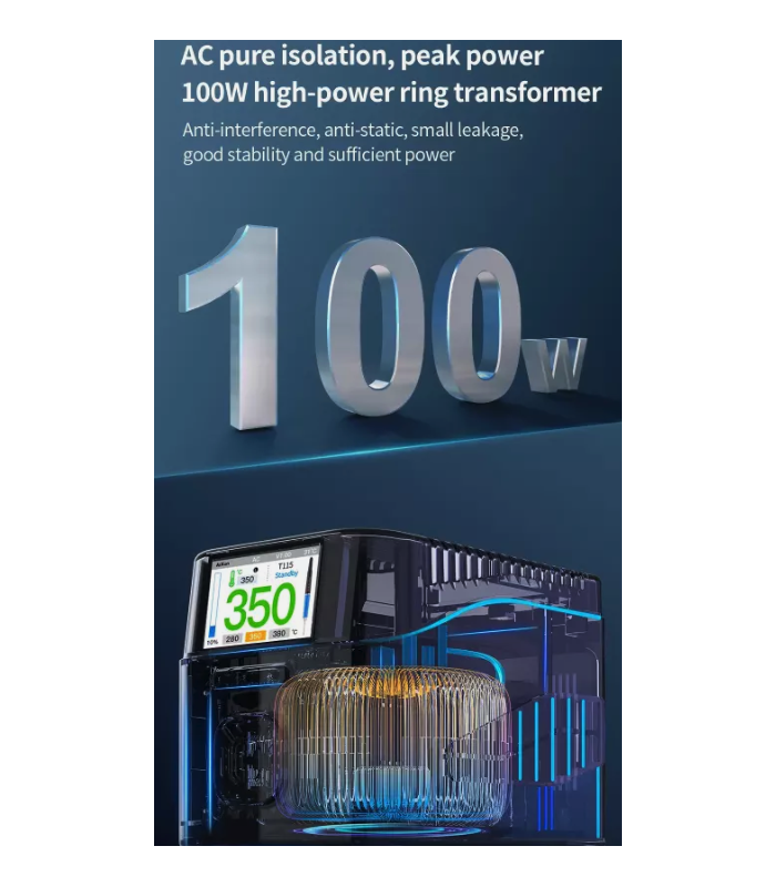 Aixun T405 High-Precision Soldering Station 1x T115 Handle 3x Tip