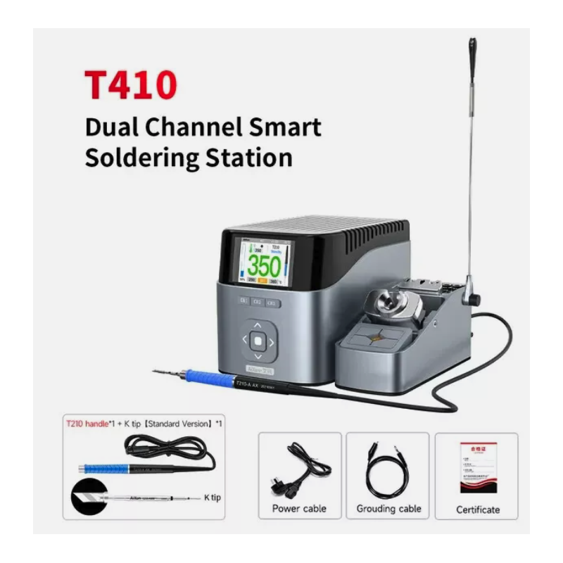AIXUN T410 Intelligent Solder iron Station T210 Handle 100W with K tip AIXUN T410 Intelligent Solder iron Station T210 Handle 100W with K tip