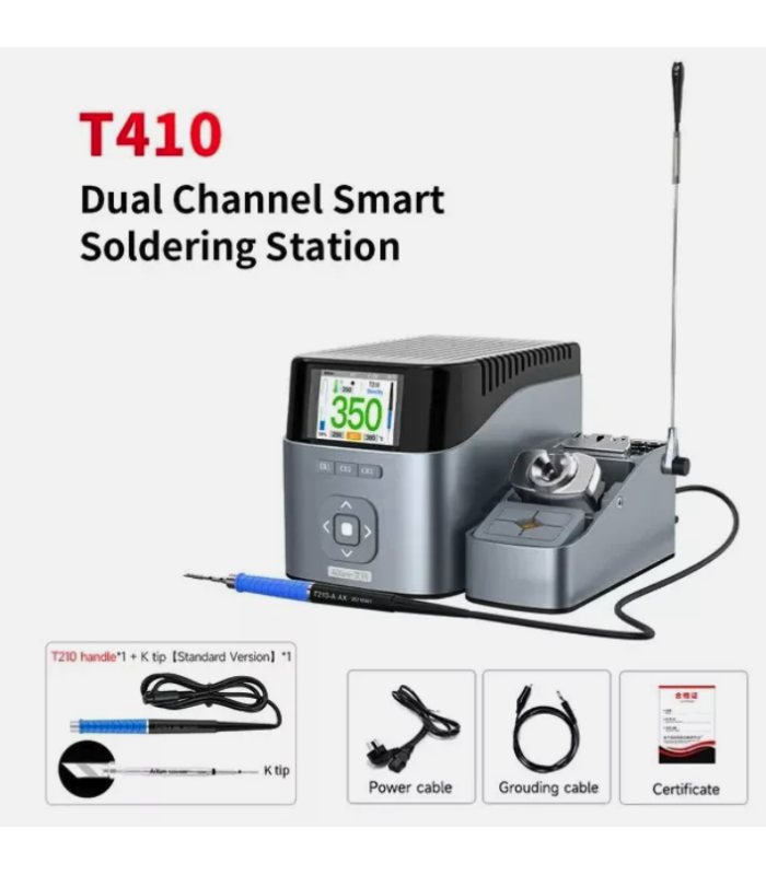 AIXUN T410 Intelligent Solder iron Station T210 Handle 100W with K tip