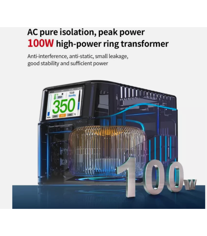 AIXUN T410 Intelligent Solder iron Station T210 Handle 100W with K tip