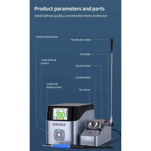 AIXUN T410 Intelligent Solder iron Station T210 Handle 100W with K tip