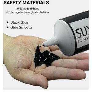 Suxun T-7000 BLACK Glue Super Adhesive Cell Phone Touch Screen Repair Craft - 110 ml