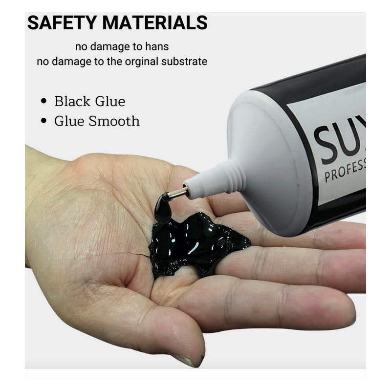 Suxun T-7000 BLACK Glue Super Adhesive Cell Phone Touch Screen Repair Craft - 110 ml Suxun T-7000 BLACK Glue Super Adhesive Cell Phone Touch Screen Repair Craft - 110 ml