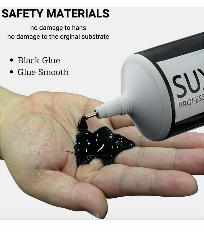 Suxun T-7000 BLACK Glue Super Adhesive Cell Phone Touch Screen Repair Craft - 110 ml