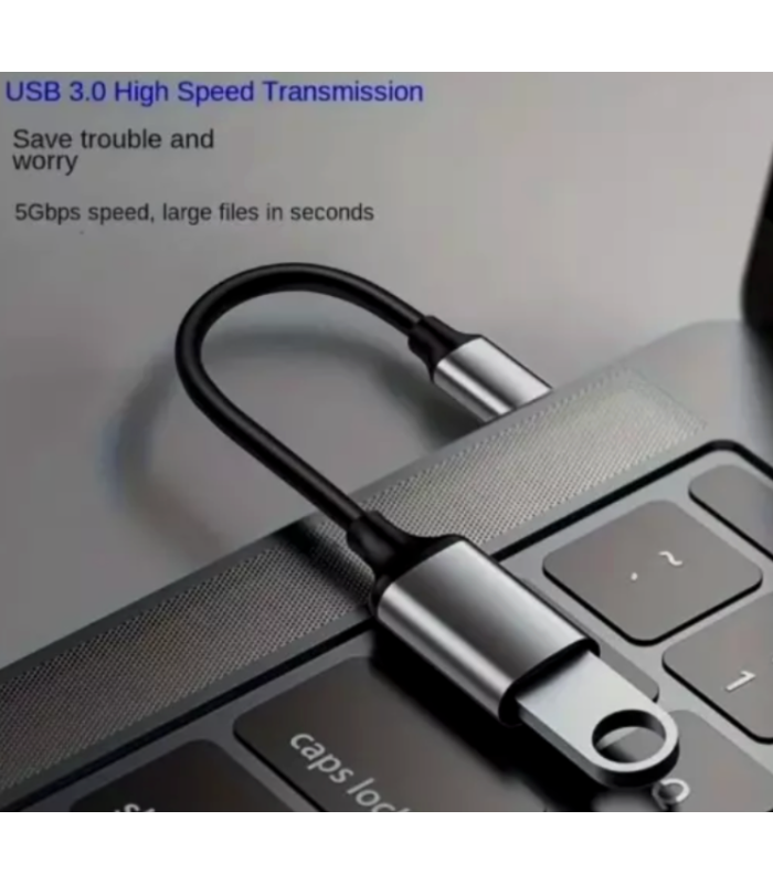 OTG Type C Cable to USB Adapter USB-C Male A Female Connector Android iPhone