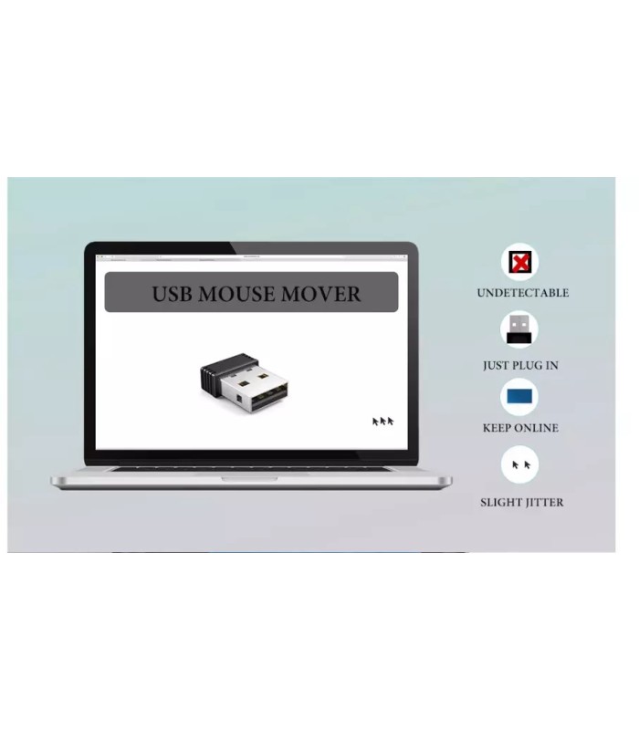 Mouse Jiggler Mover Wiggler Simulator Undetectable Discrete USB Windows Mac