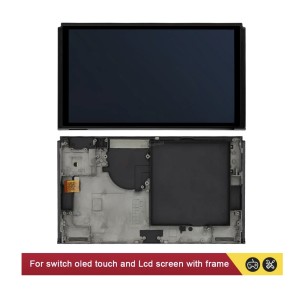 With Frame LCD Display Screen Digitizer touchpad for Nintendo Switch OLED Console device game