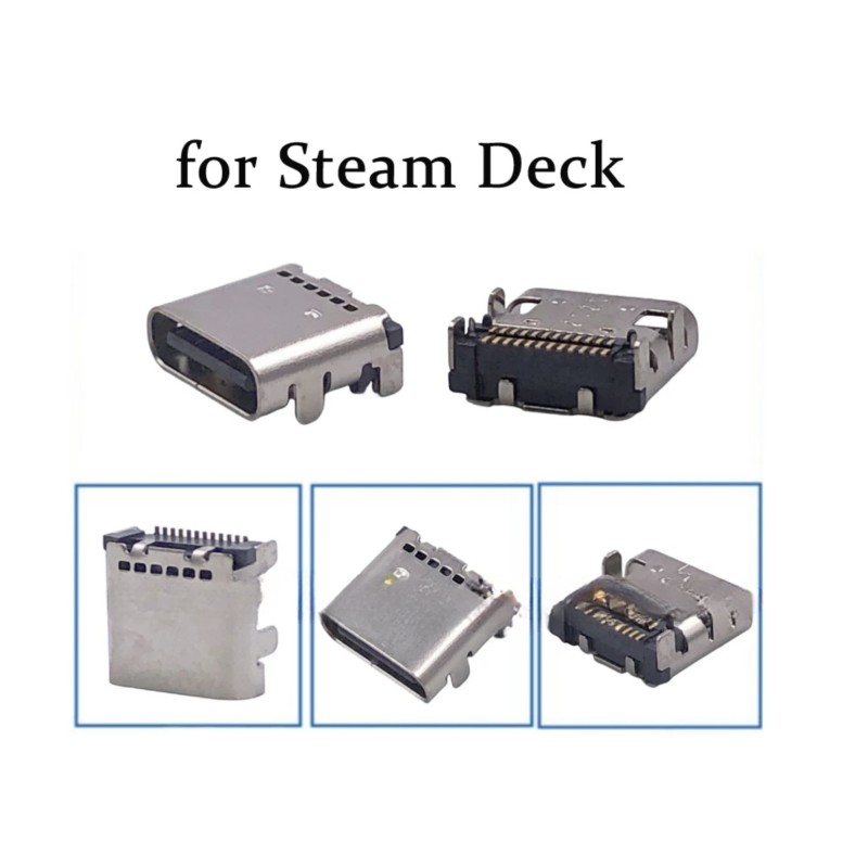 Type-C USB Charging port Jack Socket Connector Repair Parts For Steam Deck game console Type-C USB Charging port Jack Socket Connector Repair Parts For Steam Deck game console