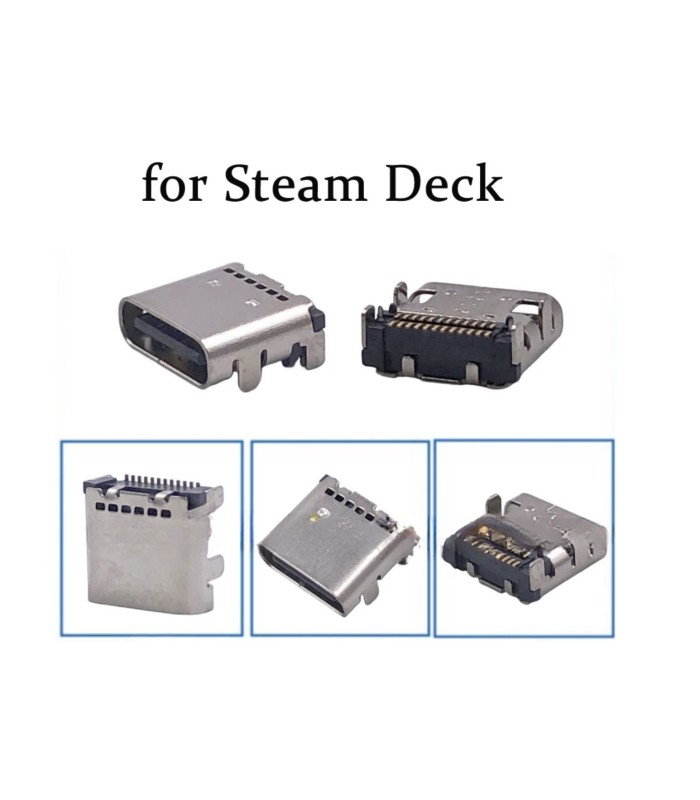 Steam Deck game console Type-C USB Charging port Jack Socket Connector