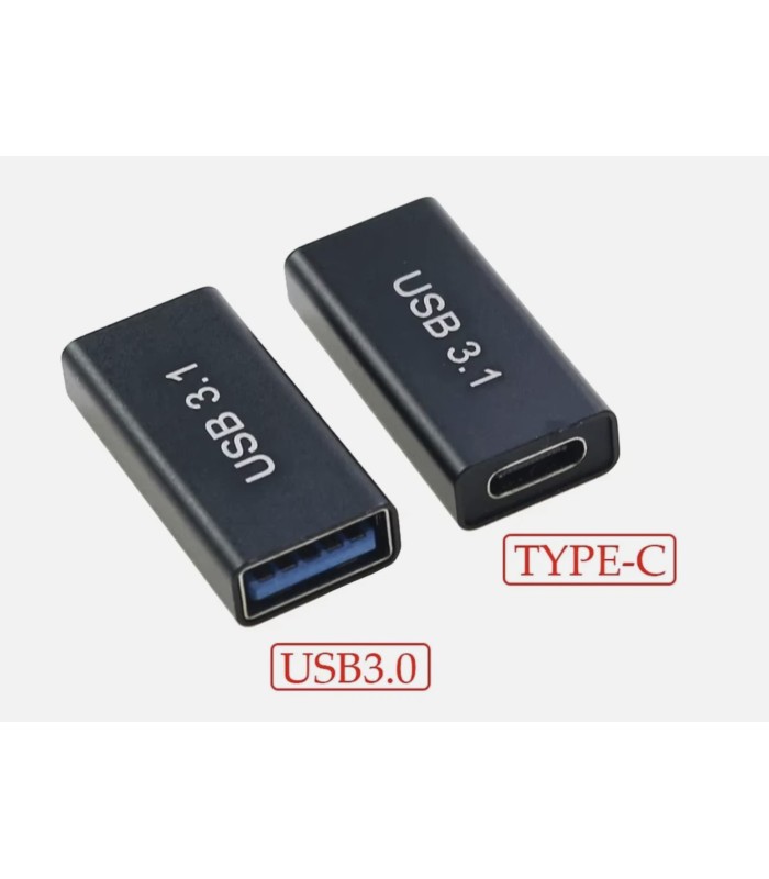 USB A to Type C Female Charging Data Cable Lead OTG Adapter connector