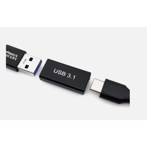 USB A to Type C Female Charging Data Cable Lead OTG Adapter connector