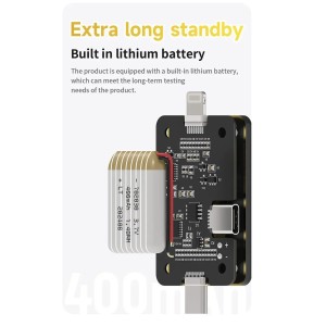 Mechanic T824 SE Mobile Phone Tail Insertion Detector Automatic Tail Plug Tester For Lightning  / Type-C