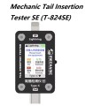 Mechanic T824 SE Mobile Phone Tail Insertion Detector Automatic Tail Plug Tester For Lightning  / Type-C