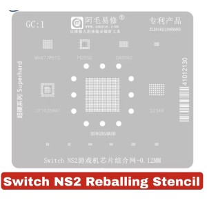 Amaoe BGA Reballing Stencil For nintendo Switch 2 NS2  handheld Game H58GE6AK8B