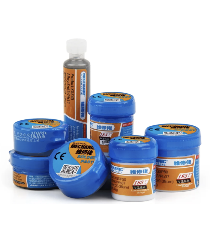 MECHANIC XG50 Solder Paste low temperature 183 c 42g for reballing / soldering on phones computers