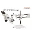 Boom 7-50X Dual Arm Stereo Microscope ZSM7045-STL2 with LED light barlow lens