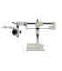 Universal Double Boom Binocular Trinocular Stereo Zoom Microscope Stand 76mm head