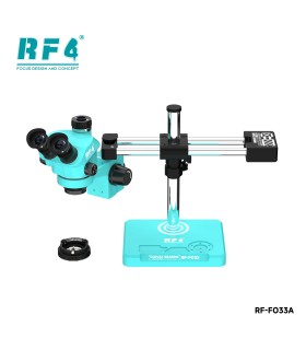 RF4 RF-FO33A 7050TV 7-50X Synchronous Zoom Trinocular Stereo Boom Microscope