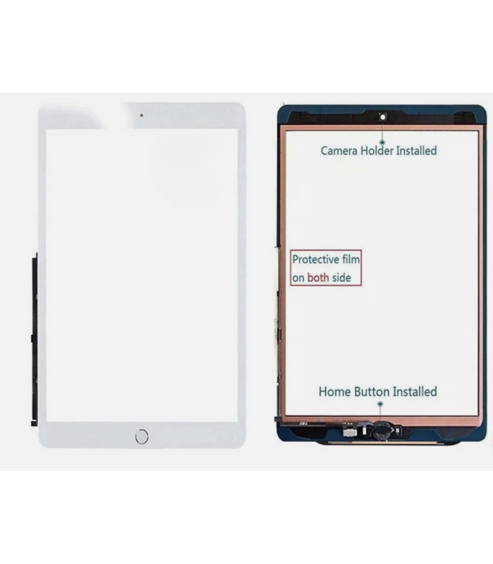 iPad 9 2021 9th Gen 10.2  A2603 A2602 A2605 A2604 White Touch Digitizer Home Button