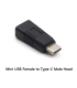 Type C Male Connector to Mini USB 2.0 5Pin Female Data Adapter Connector USB 3.1