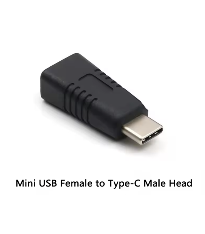 Type C Male Connector to Mini USB 2.0 5Pin Female Data Adapter Connector USB 3.1