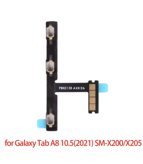 Samsung Tab A8 10.5 X200 X205 Power Flex Replacement On Off Volume Buttons