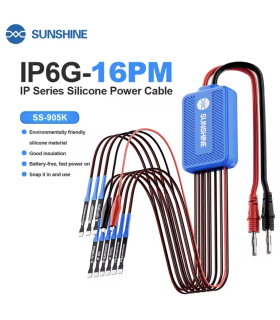 SUNSHINE SS-905K IPhone 6 to 16 Series Silicone Power Cable Flexible