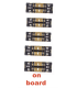 5 pieces pack Battery FPC Connector board iPhone 16 16 plus