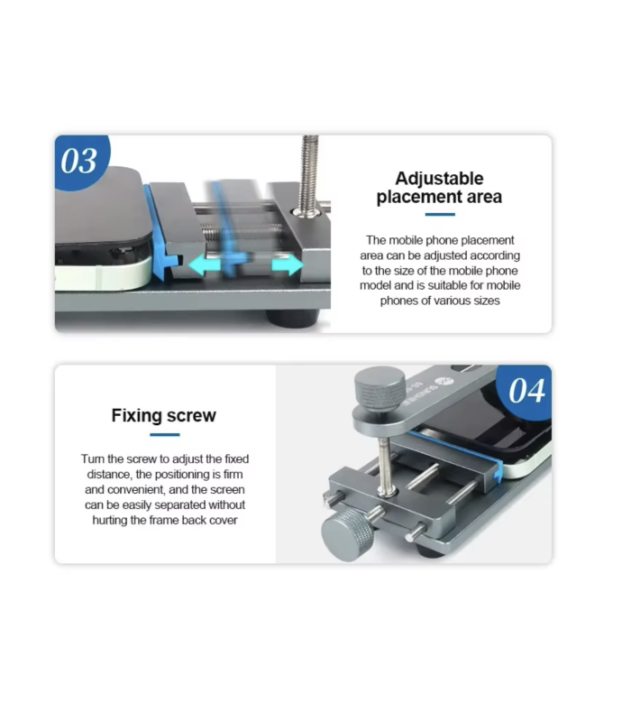 Sunshine SS-601G Phone LCD Screen Separator Quick Removal Clamp Fixture