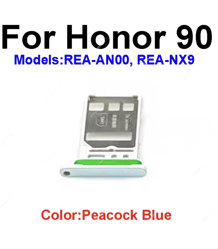 Blue HONOR 90 Dual SIM Card Drawer Dual Holder Tray Holder Slot Replacement