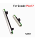 Google Pixel 7 Gold Power Volume Outer Side Button Key Replacement