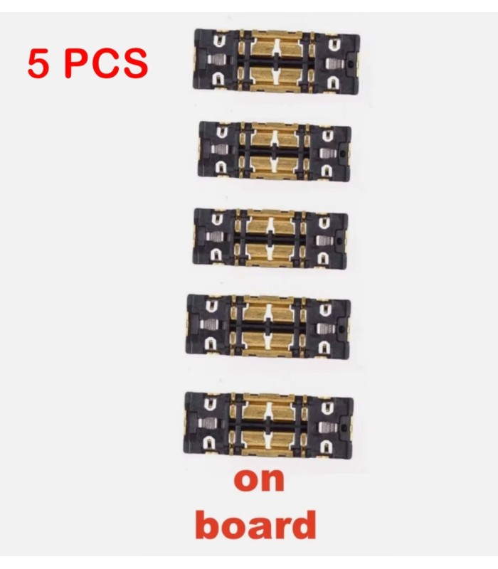 5 pieces pack Apple iPhone 12 all series Battery FPC Connector on board For