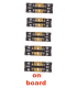 5 pieces pack Apple iPhone 12 all series Battery FPC Connector on board For