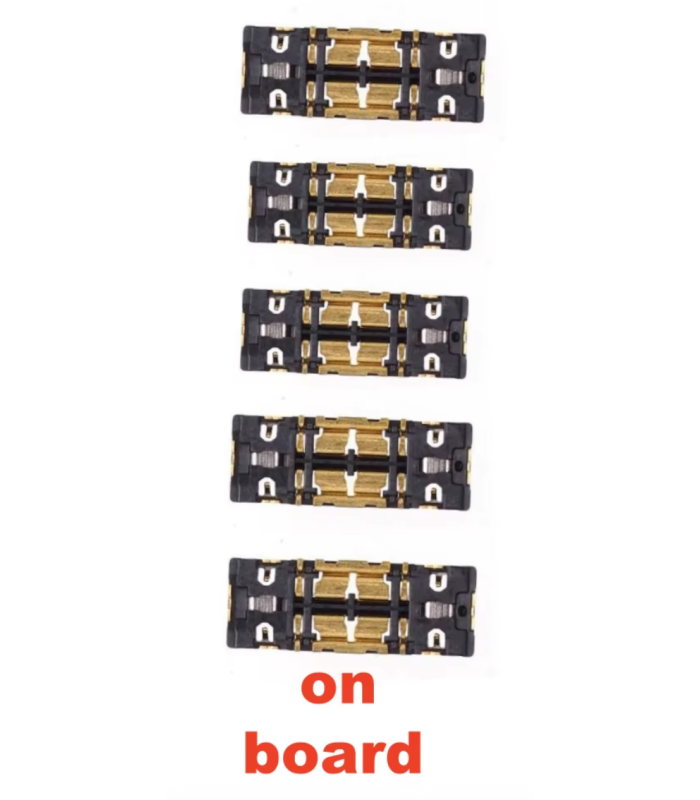 5 pieces pack Apple iPhone 12 all series Battery FPC Connector on board For