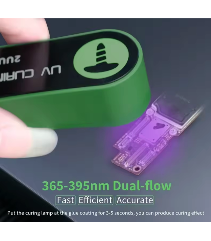 2UUL SC08 365-395nm UV Curing Lamp For Solder Mask UV optical Glue Adhesive