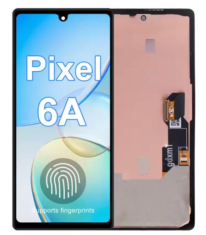 Google Pixel 6A OLED LCD Touch Screen Display Digitizer Frame Bezel