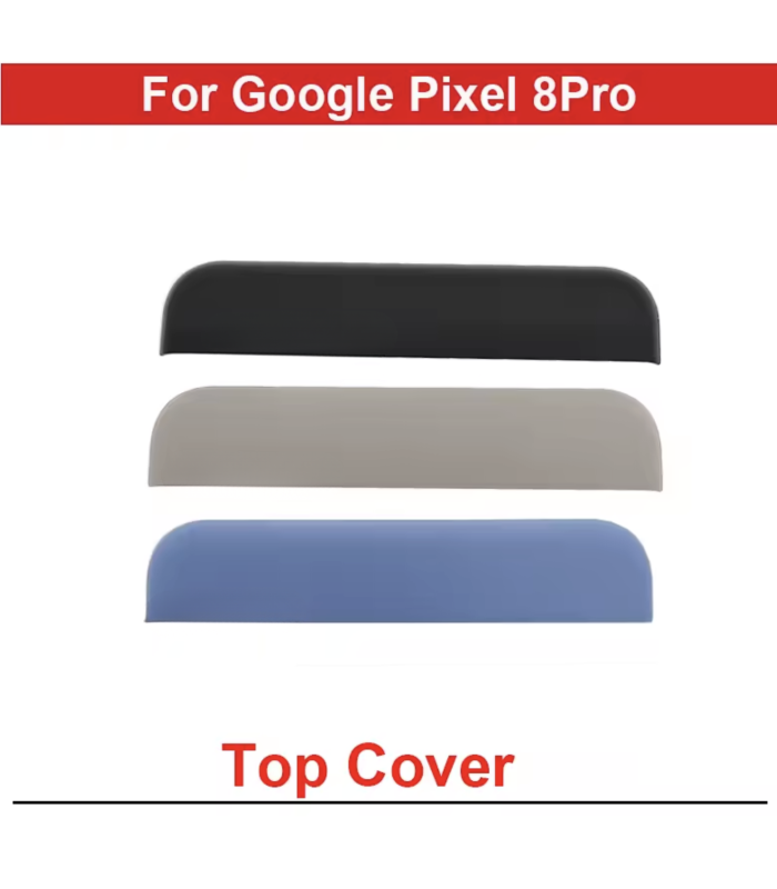 Black Google Pixel 8 Pro Top Back Battery Panel Cover Premium Quality