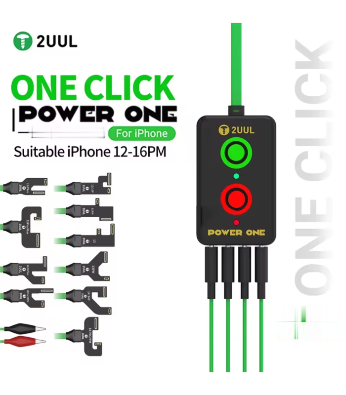 2UUL PW09 POWER ONE Click Power on Cable for IPhone 12 13 14 15 16 Series