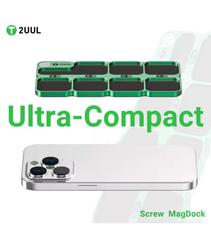 2UUL ST95 Aluminum Alloy Screw Storage Magnetic Tray Screwsdriver Magnetizing