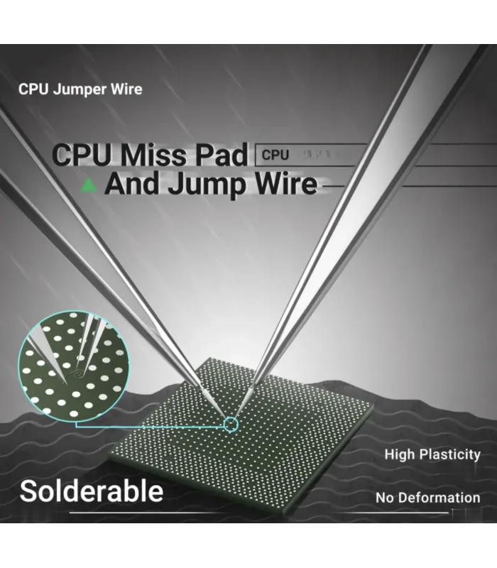 2UUL FX-002S Ultra-fine Silver jumper jump Wire 0.02MM 100m conductive