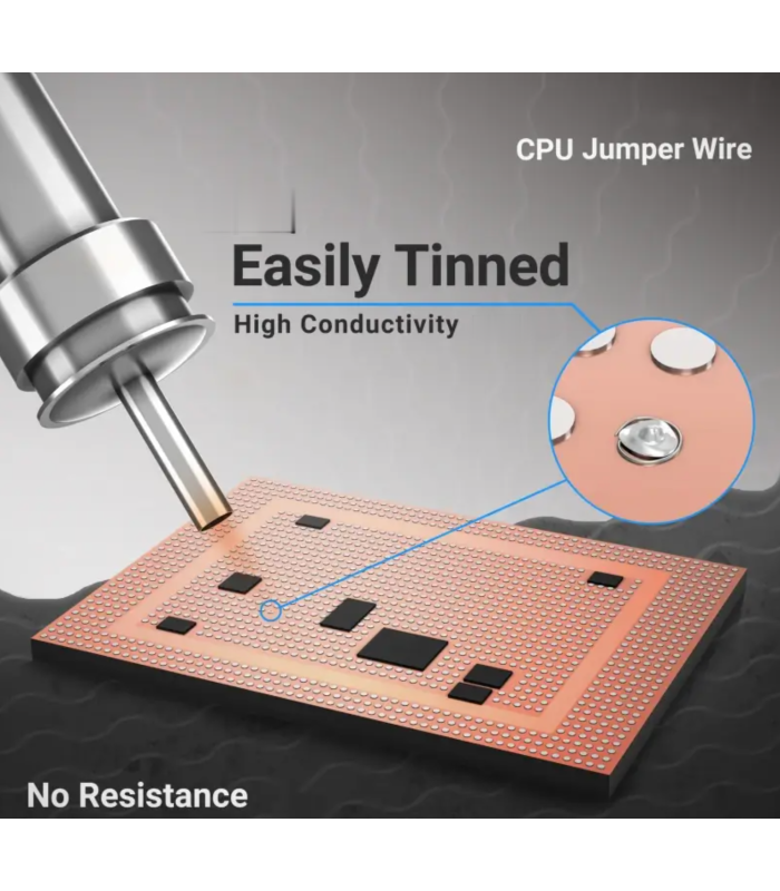 2UUL FX-002S Ultra-fine Silver jumper jump Wire 0.02MM 100m conductive