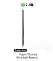 2UUL Ti21 Titan straight Head purple ESD Titanium Alloy Ultra Precision Tweezer